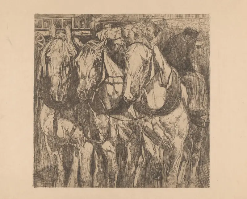 Trzy konie robocze, Pieter Dupont
