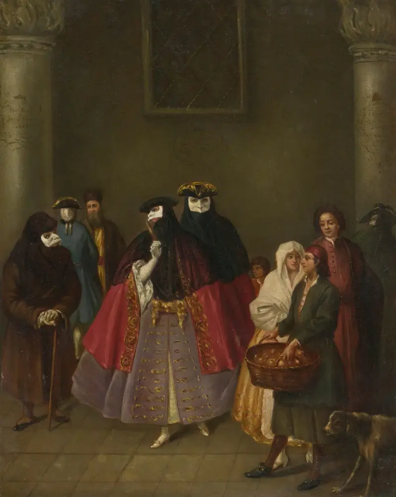 Meeting of the Dominoes av Pietro Longhi
