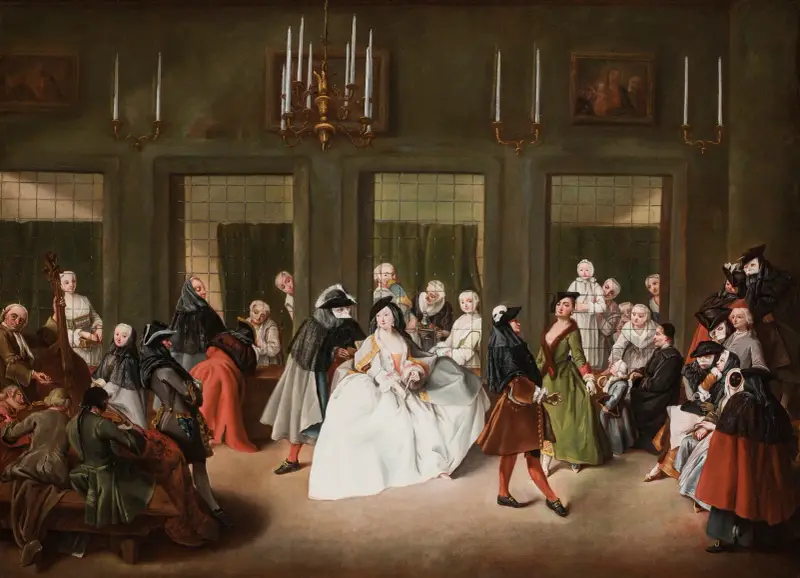 The Convent Parlour av Pietro Longhi