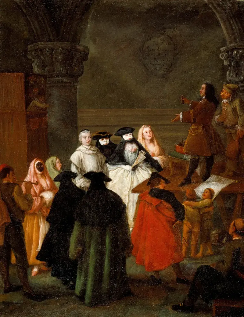 The Quack Doctor av Pietro Longhi