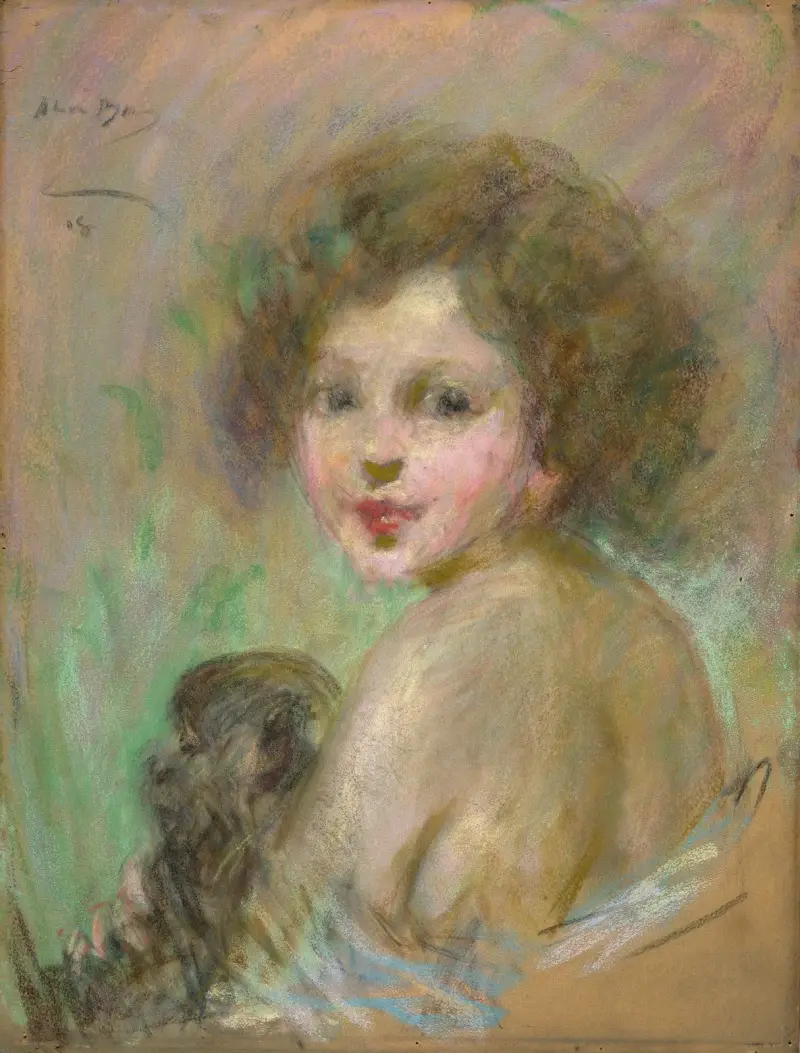 Dítě s opicí, Alice Pike Barney