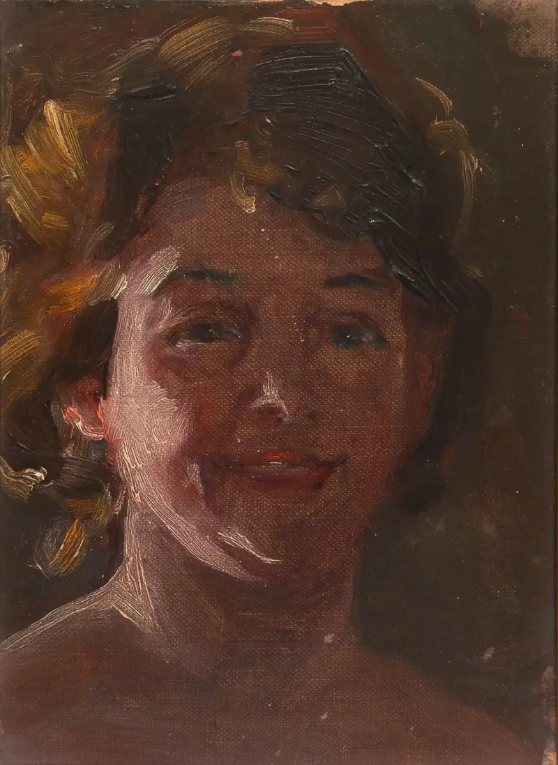 Konstnärens huvud av Alice Pike Barney
