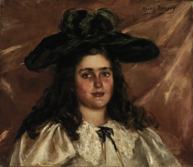 Laura Alice in Big Hat av Alice Pike Barney