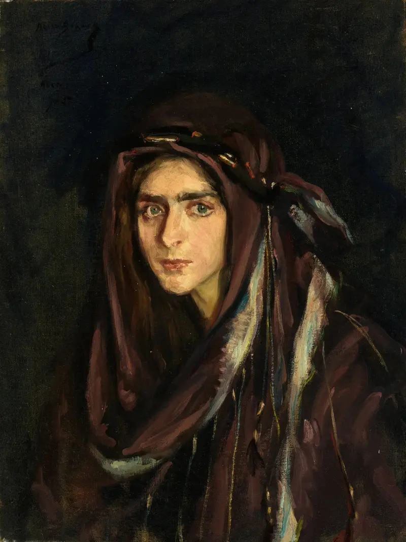 Laura i arabisk dräkt av Alice Pike Barney