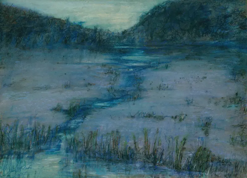 Marshlands at Sundown av Alice Pike Barney