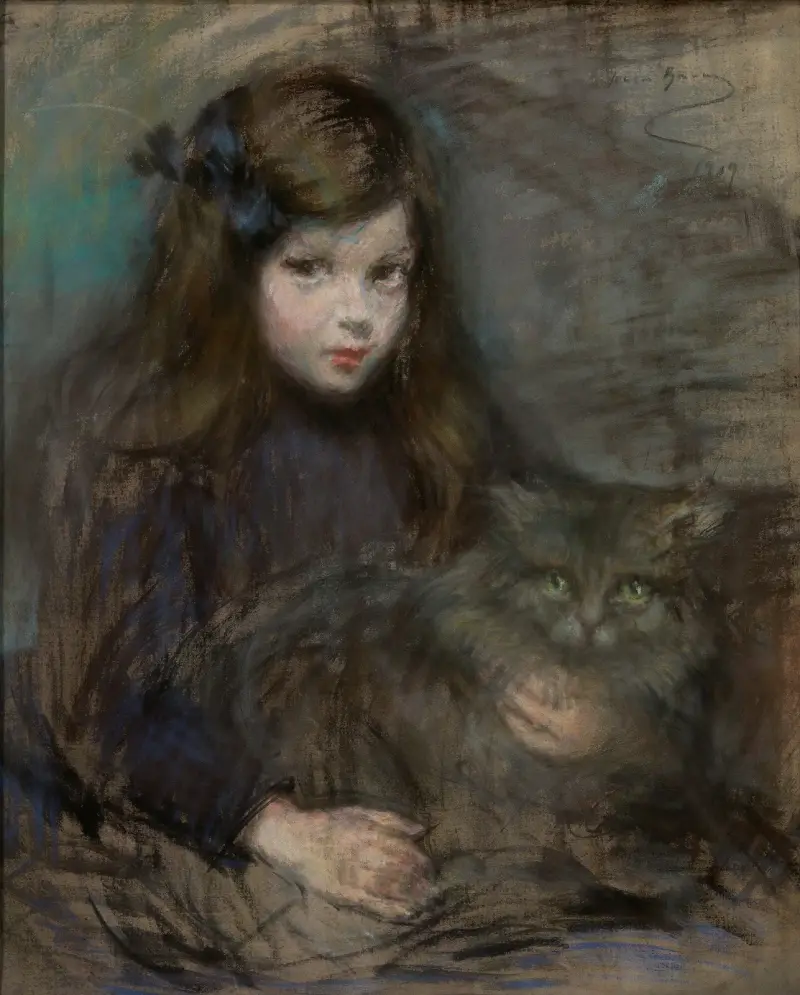 Minette and Minet av Alice Pike Barney