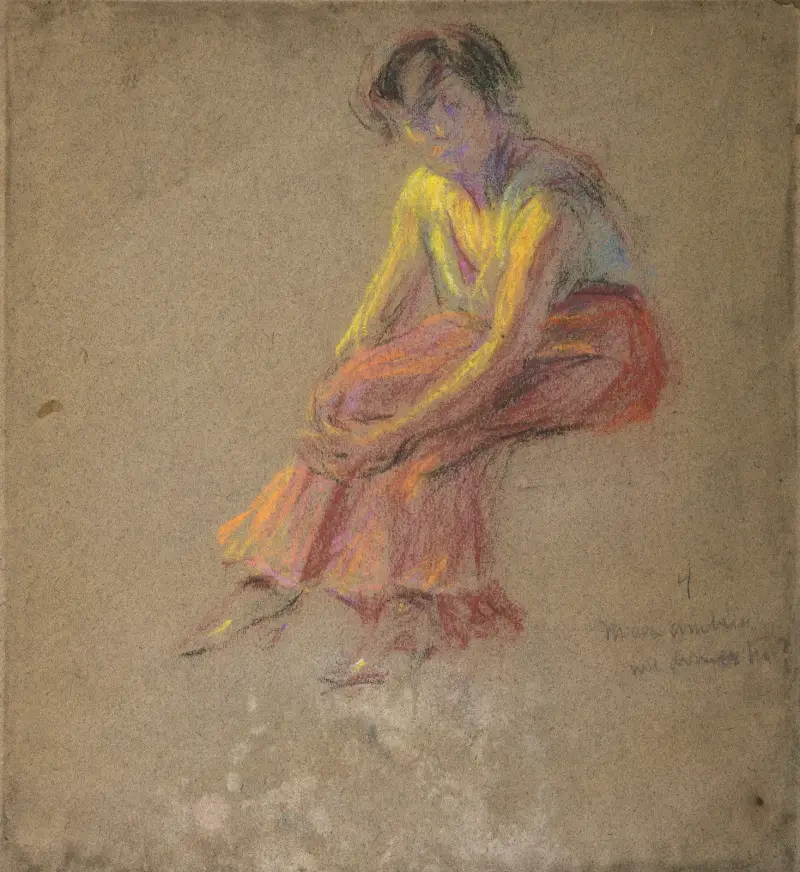 Sittande kvinna av Alice Pike Barney