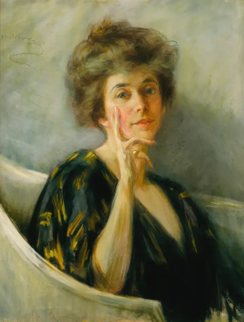 Självporträtt i vila av Alice Pike Barney