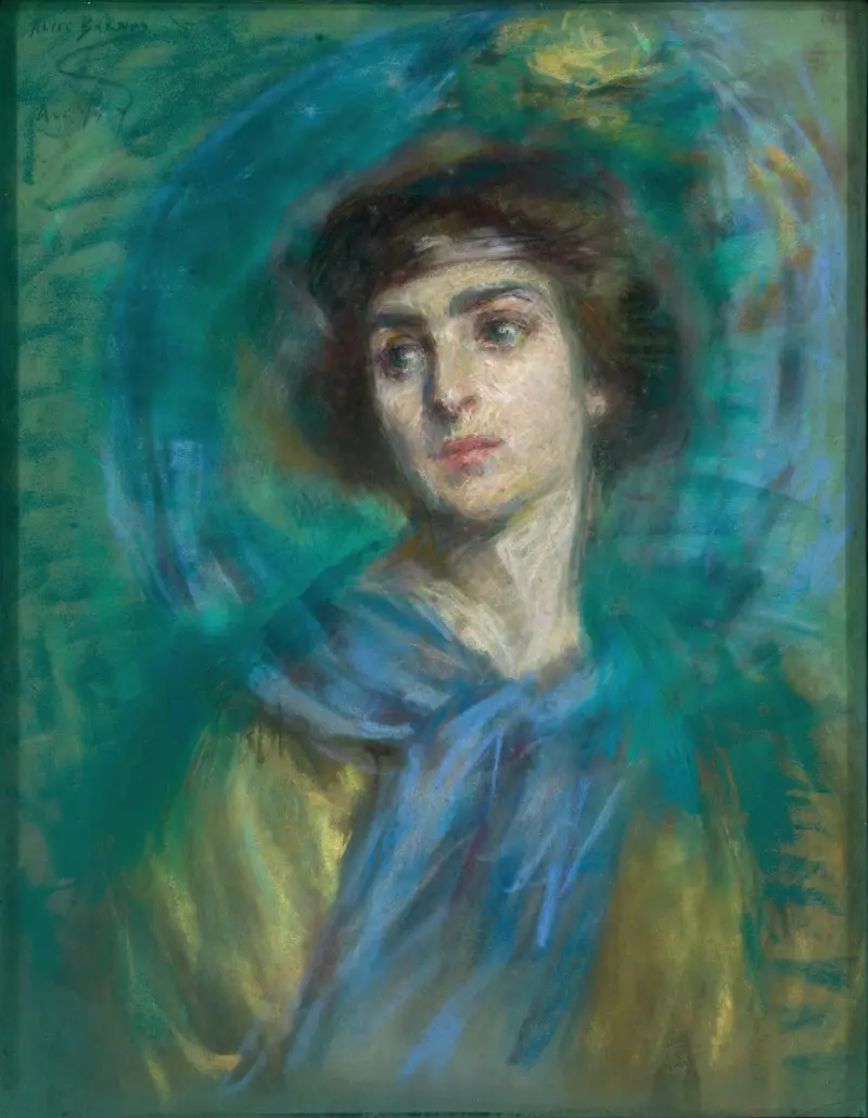 Der blaue Schal von Alice Pike Barney