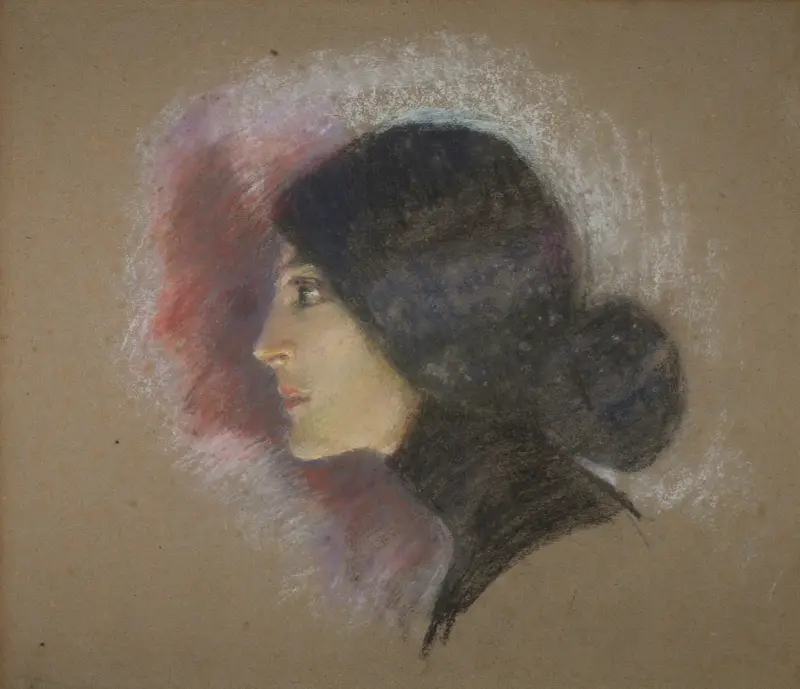 Vamp of 1900 (Lottie Stein) av Alice Pike Barney