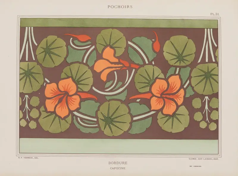 Bordiura, nasturcja, Maurice Pillard Verneuil