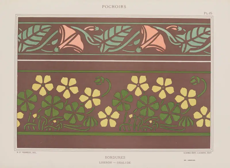 Bordures, Liseron – Oxalide av Maurice Pillard Verneuil