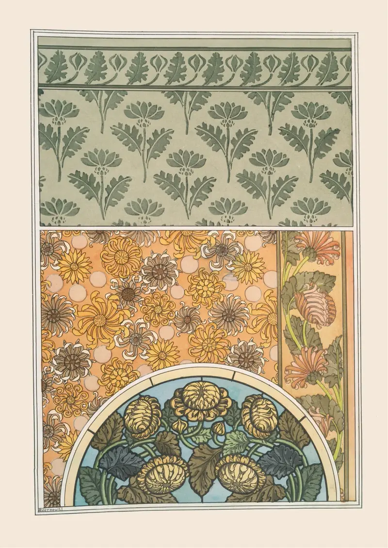 Krysantemum 2 av Maurice Pillard Verneuil