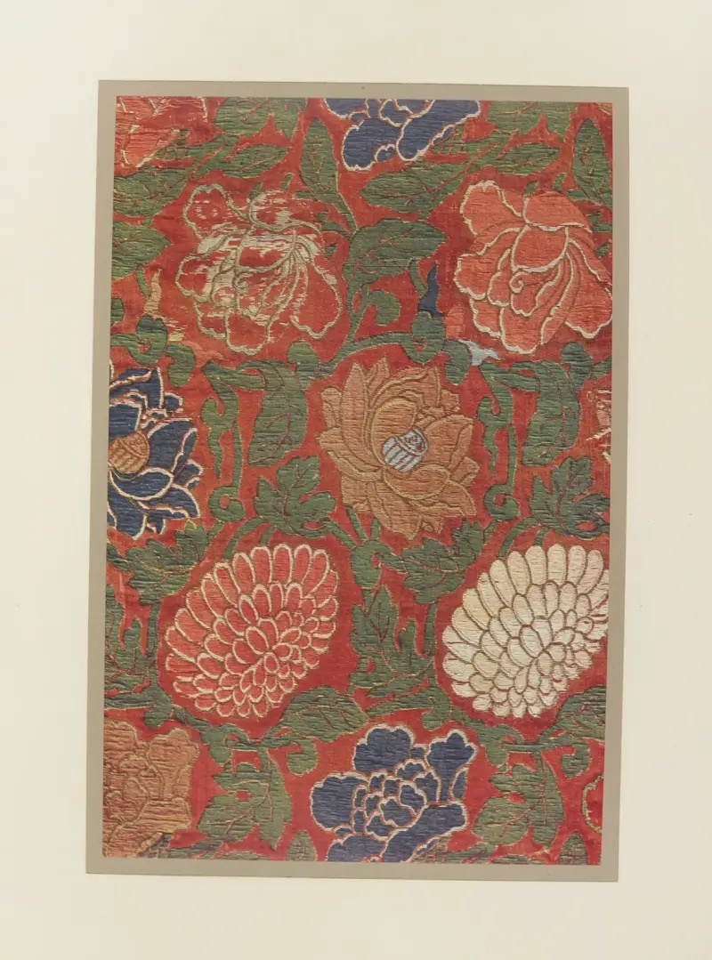 Krysantemum, lotus och pioner av Maurice Pillard Verneuil