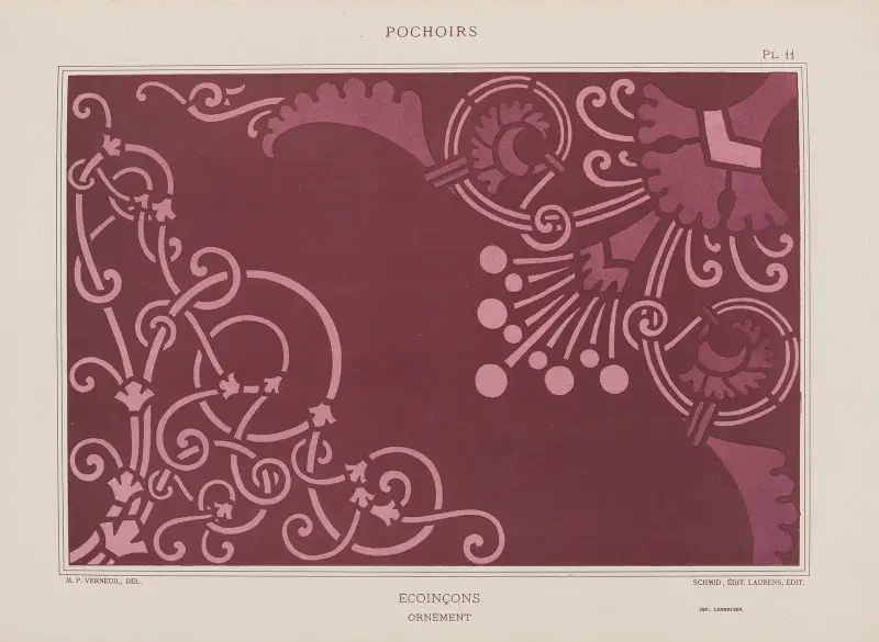 Écoinçon, ornement av Maurice Pillard Verneuil