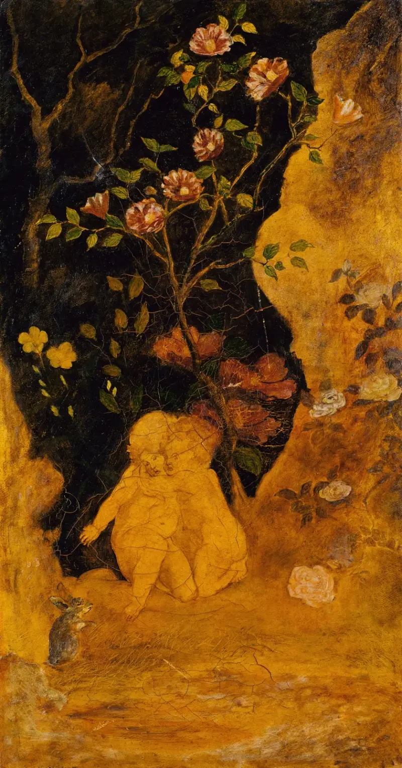 Children Frightened by a Rabbit av Albert Pinkham Ryder