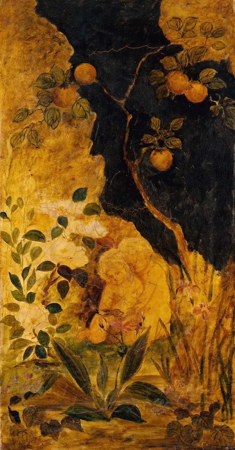 Dzieci bawiące się z królikiem, Albert Pinkham Ryder