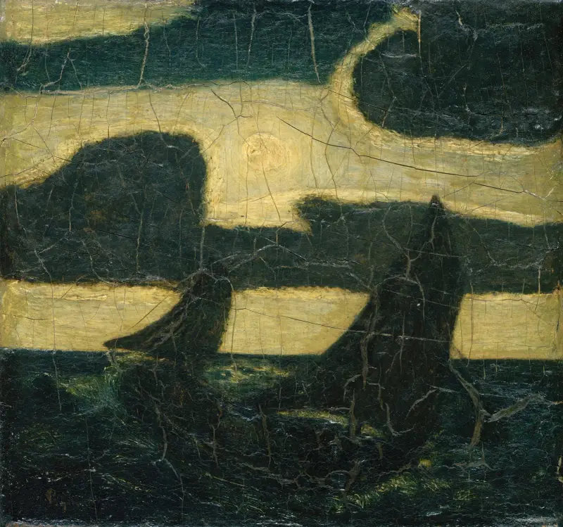 Mondlicht über dem Meer von Albert Pinkham Ryder
