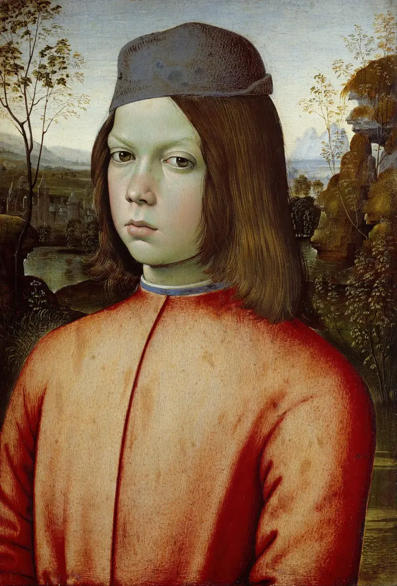 Portrait of a Boy av Pinturicchio