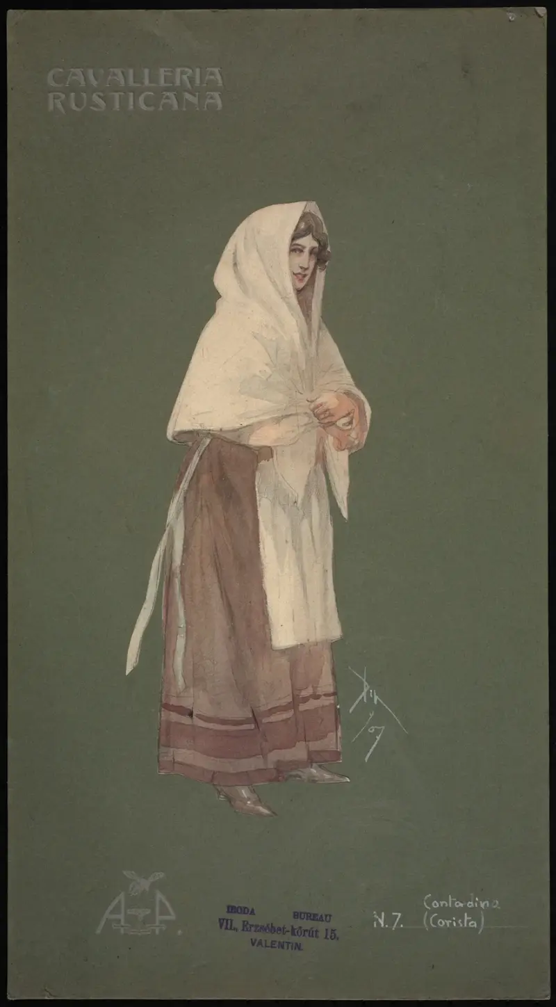 Contadina (corista), 1906 – Nr. 1, Pipein Gamba