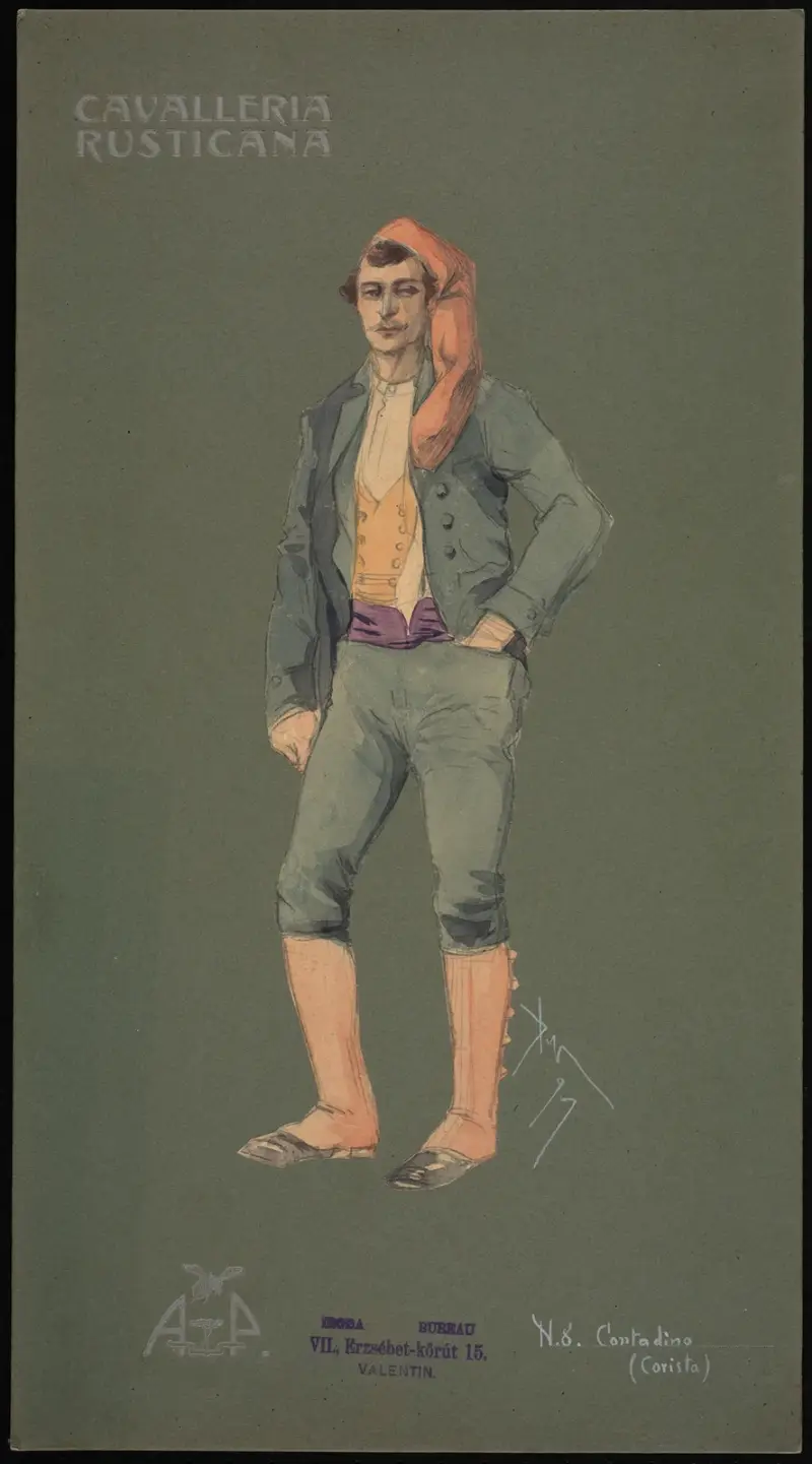 Contadino (corista), 1906 – Nr. 1, Pipein Gamba
