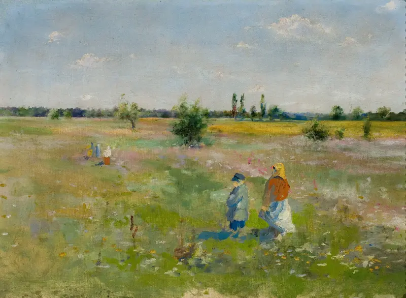 Auf der Wiese von Władysław Podkowiński