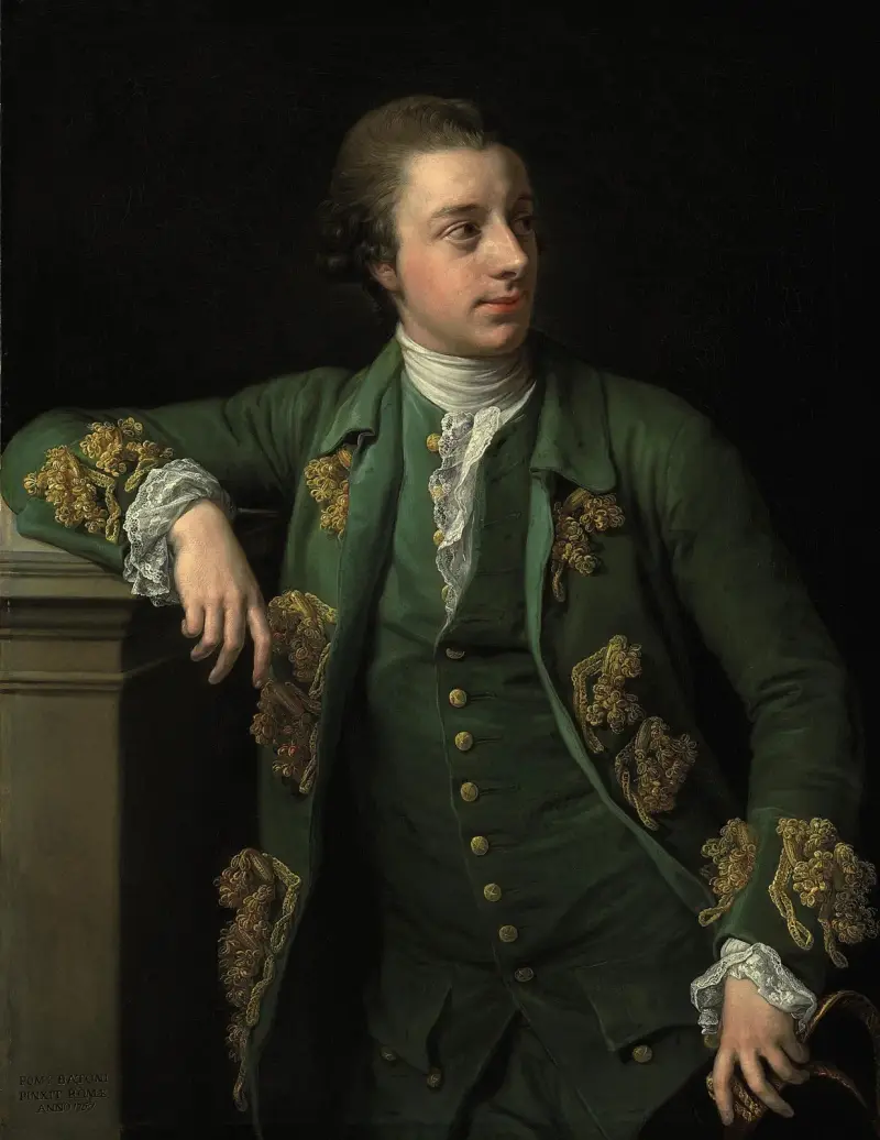 Porträtt av Thomas Fortescue av Pompeo Batoni