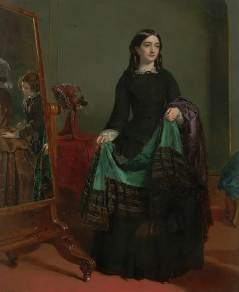 Kate Nickleby at Madame Mantalini’s, 1856 av William Powell Frith