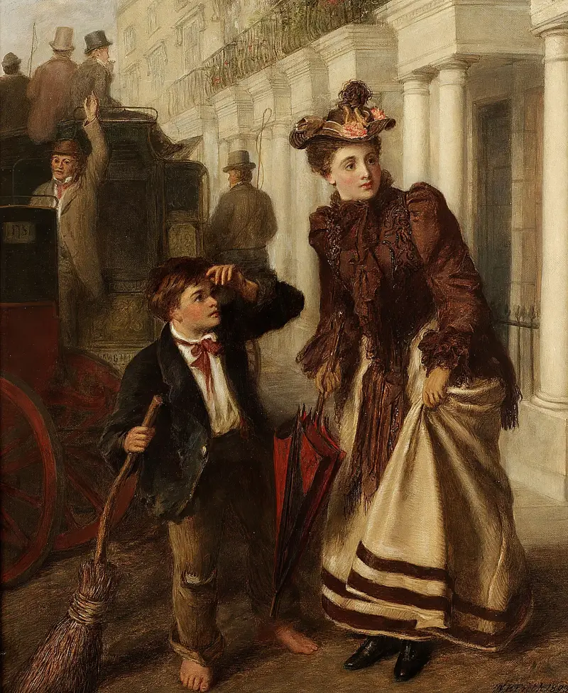 Smeták přechodů, 1893, William Powell Frith