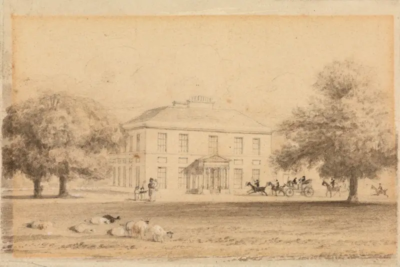 Gaunt's House, Wimborne av John Preston Neale