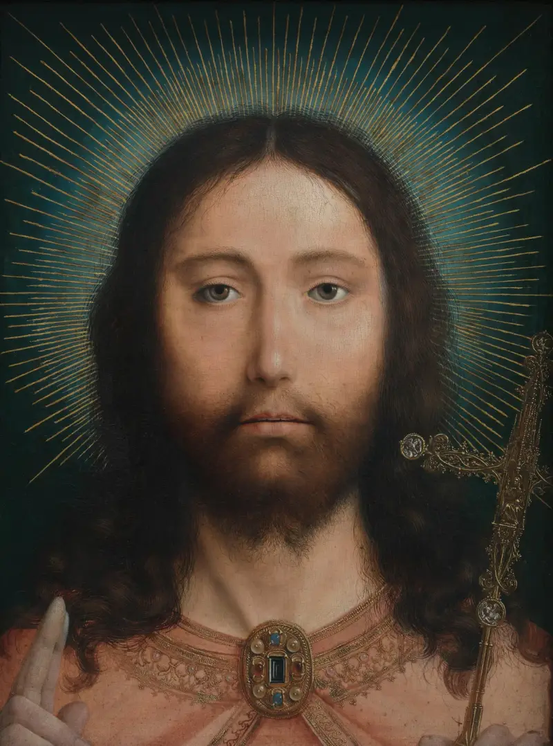Christ Salvator Mundi av Quentin Massys