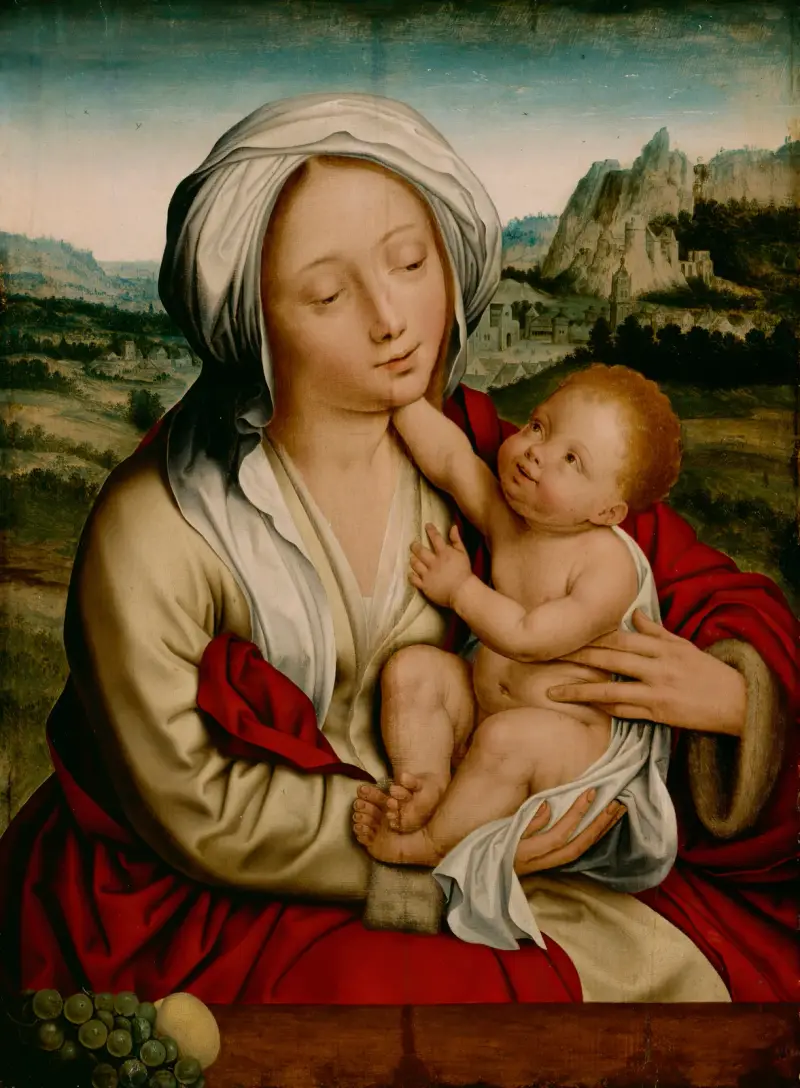 Madonna and Child, 1520 av Quentin Massys