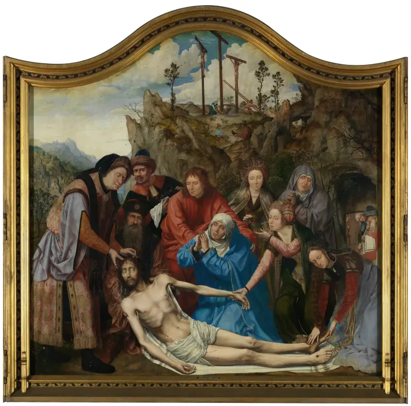 The Lamentation over the Dead Christ av Quentin Massys