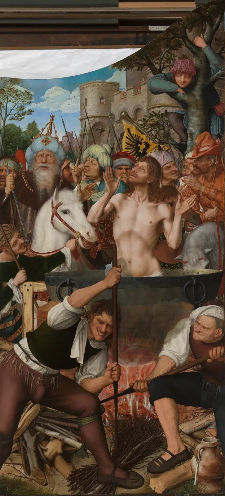 The Martyrdom of Saint John av Quentin Massys