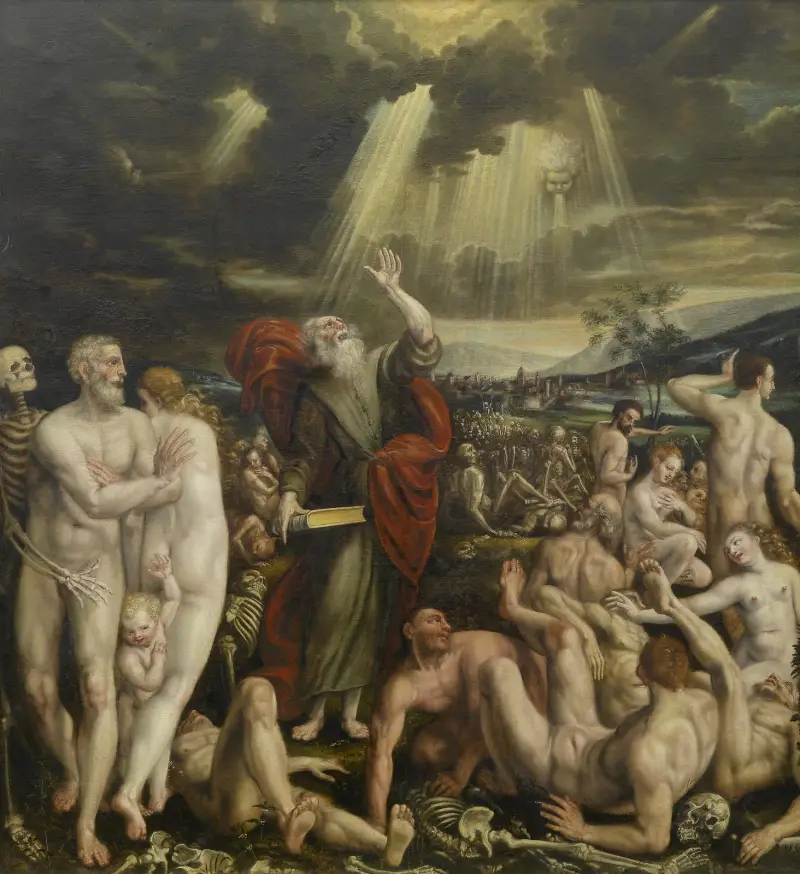 Vision Of The Prophet Ezekiel av Quentin Massys