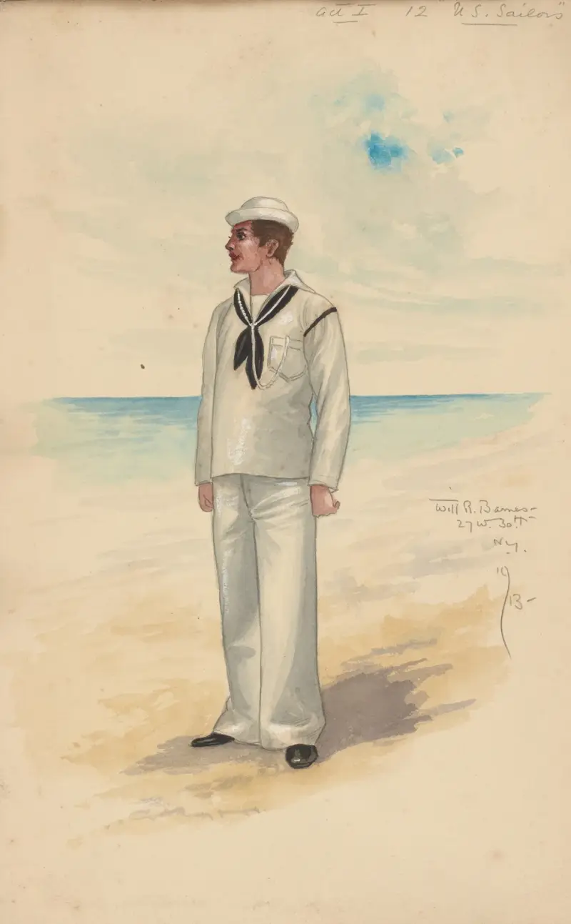 Act I- U.S. Sailors av Will R. Barnes