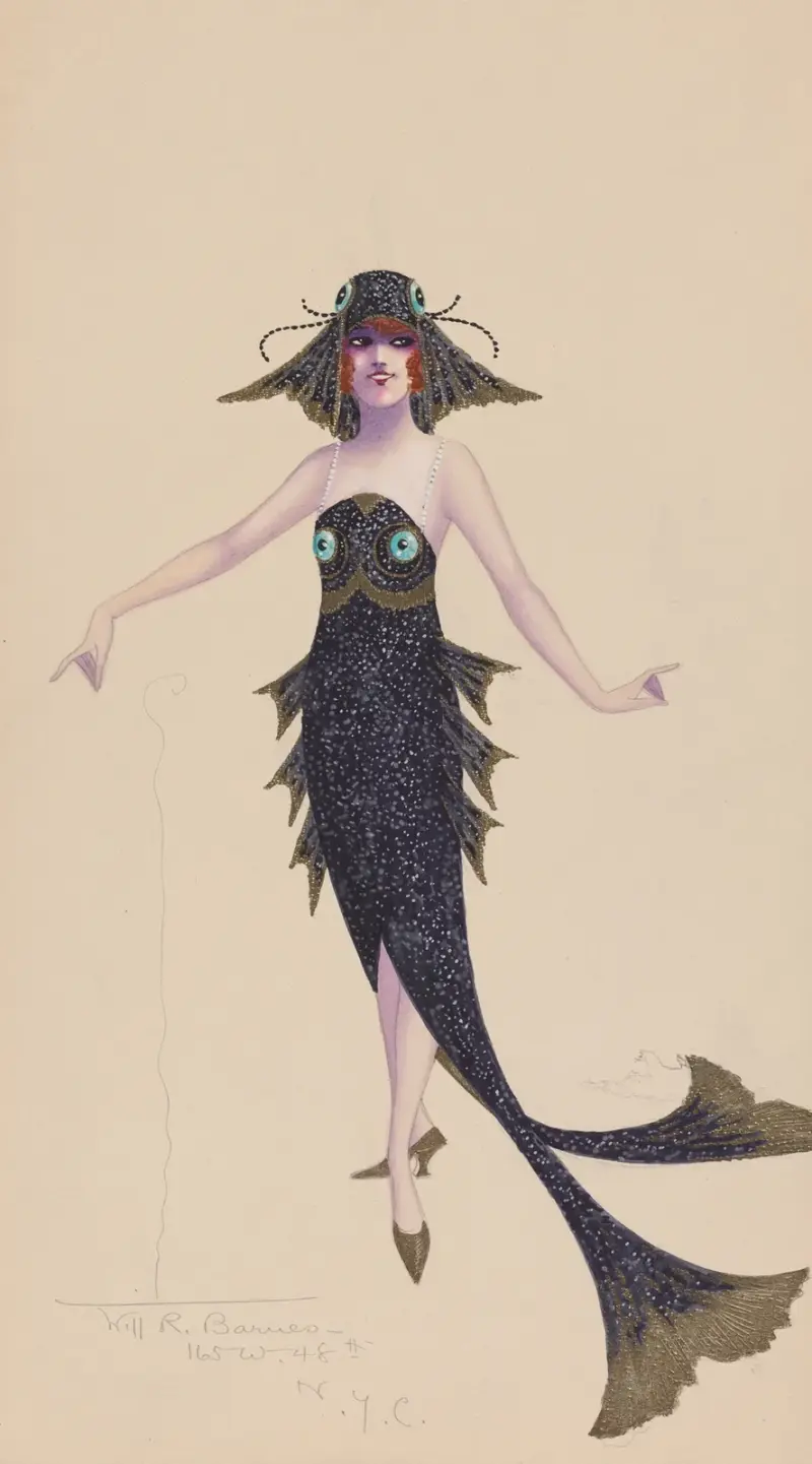 Black fish costume von Will R. Barnes
