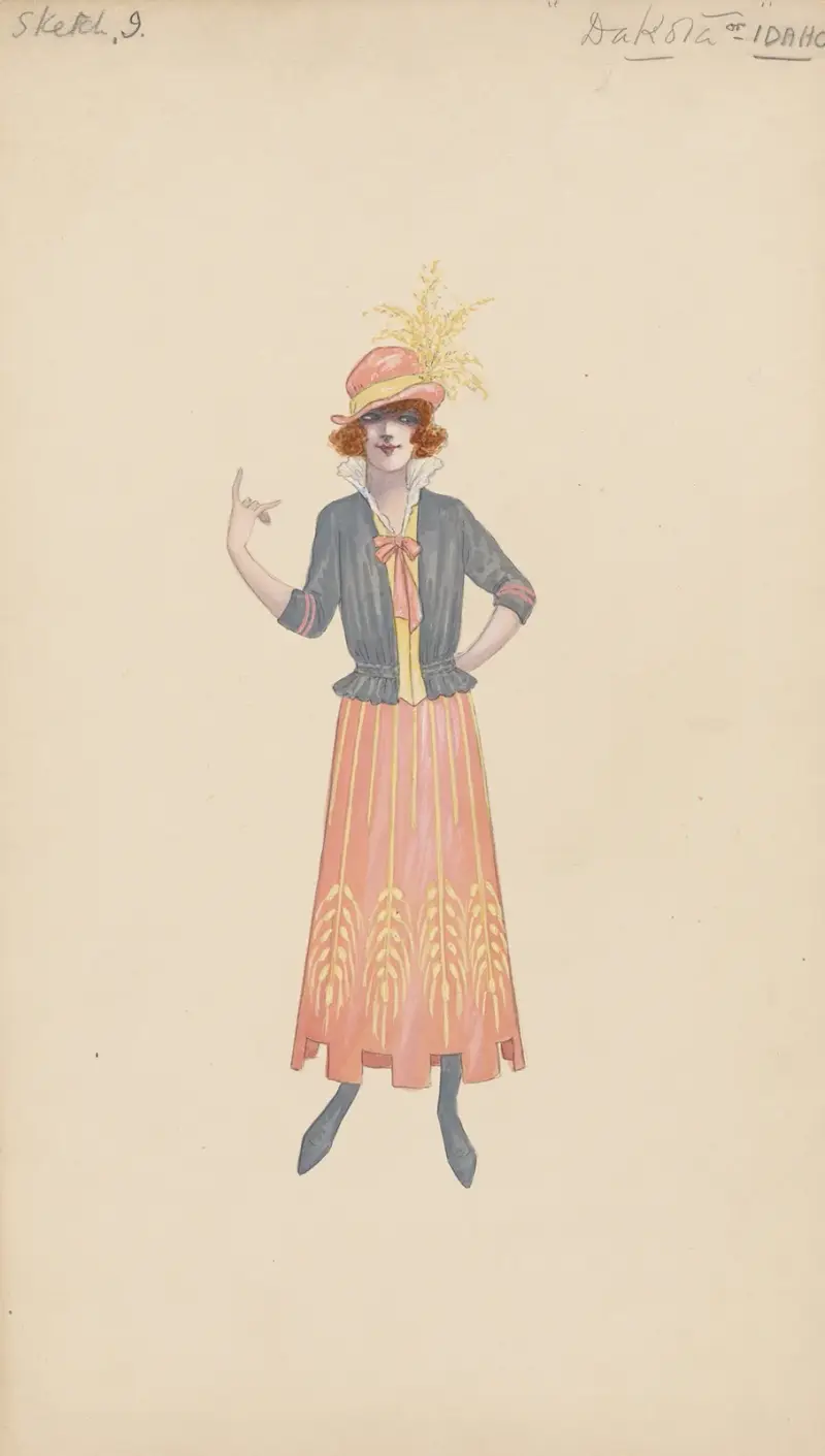 Dakota or Idaho-Sketch av Will R. Barnes