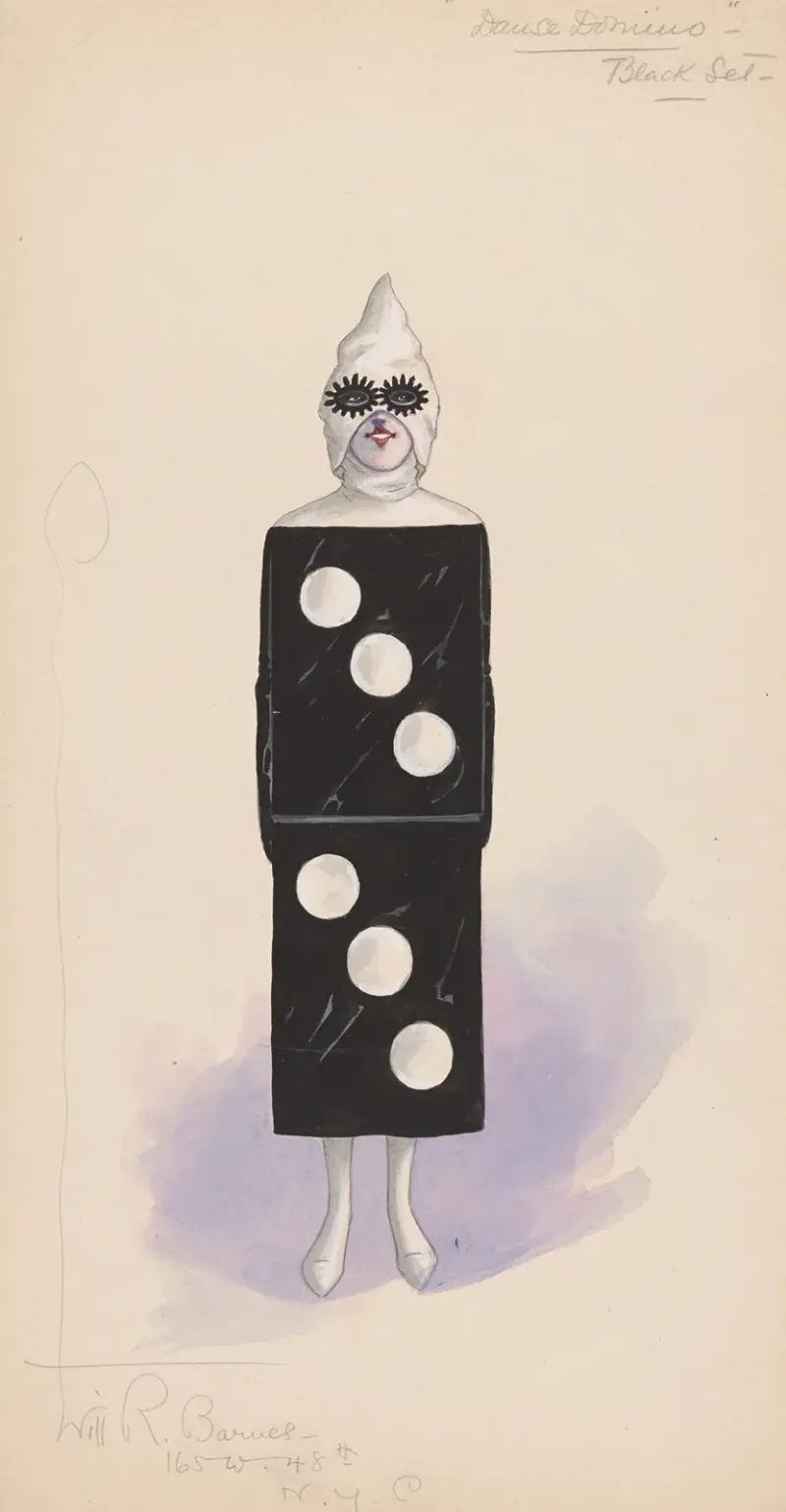 Dance Dominos; Black Set von Will R. Barnes