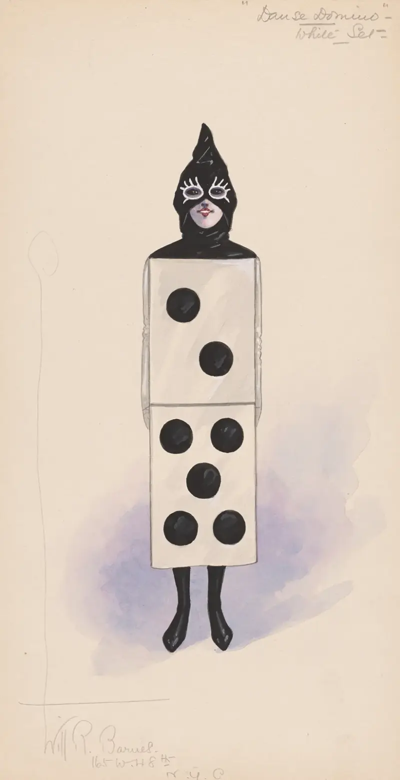 Dance Dominos; White Set, Will R. Barnes