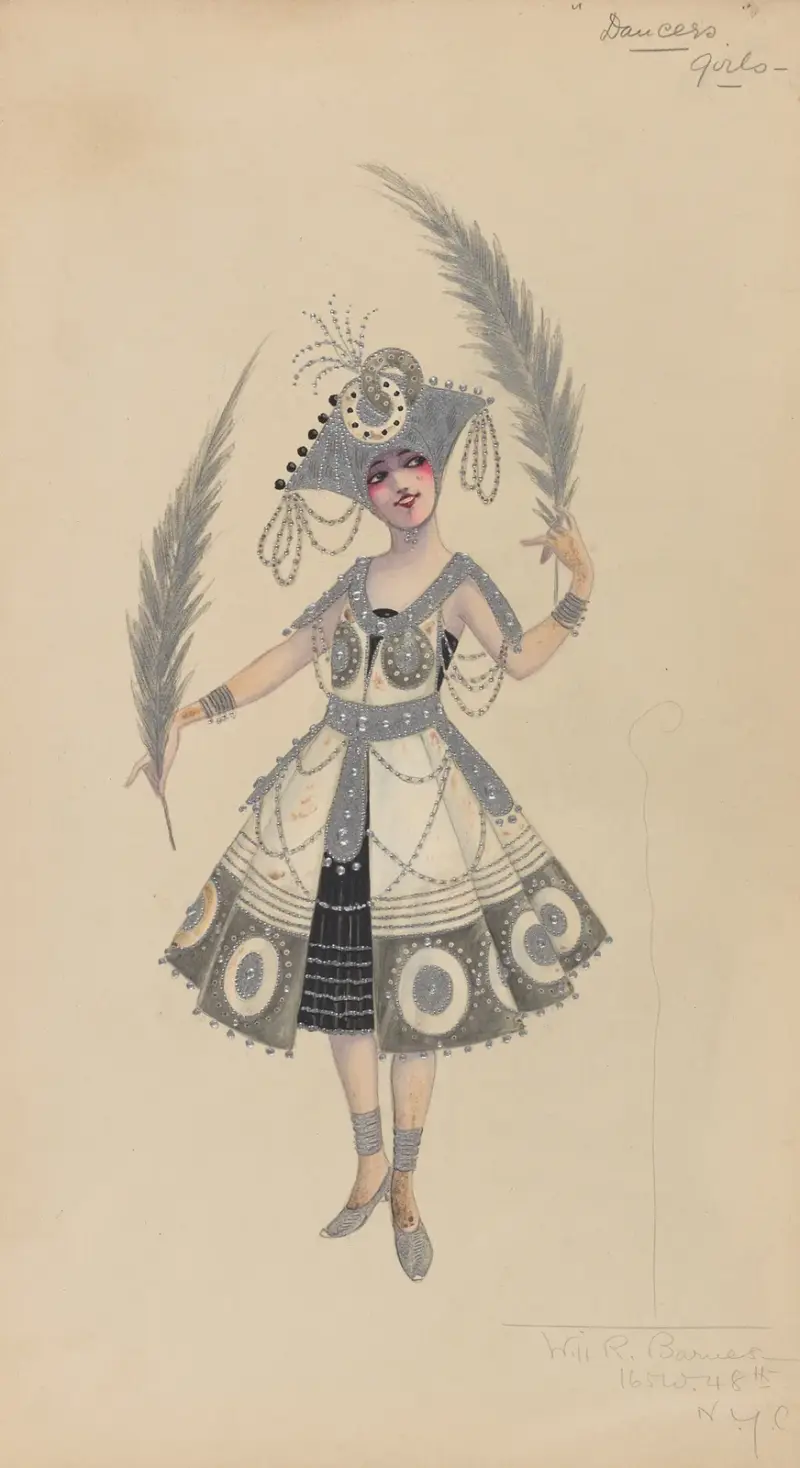Dancers-Girls av Will R. Barnes