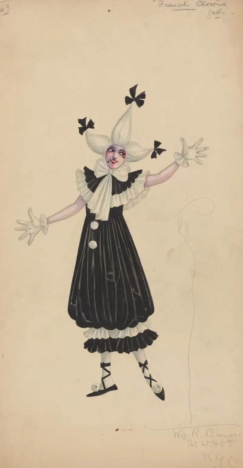 Franska clownflickor av Will R. Barnes