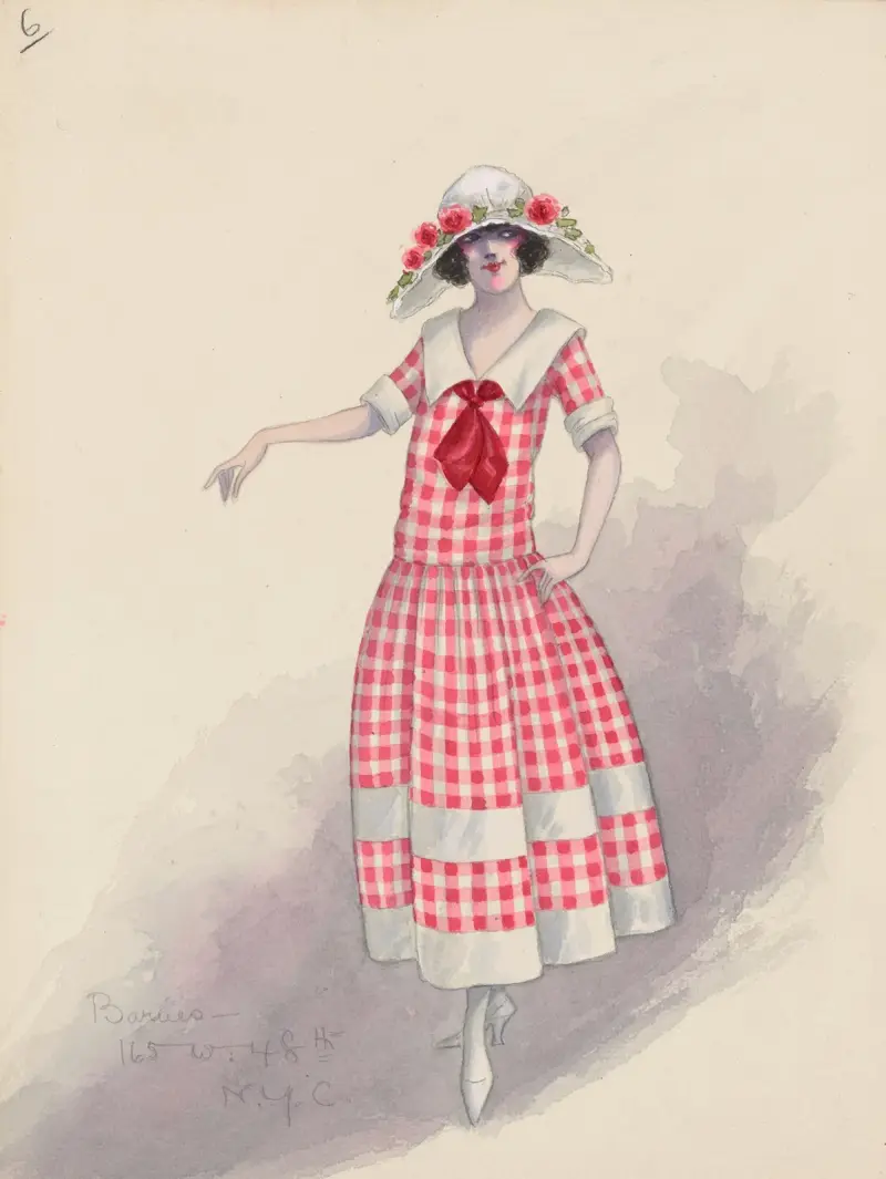 Gingham girl, Will R. Barnes