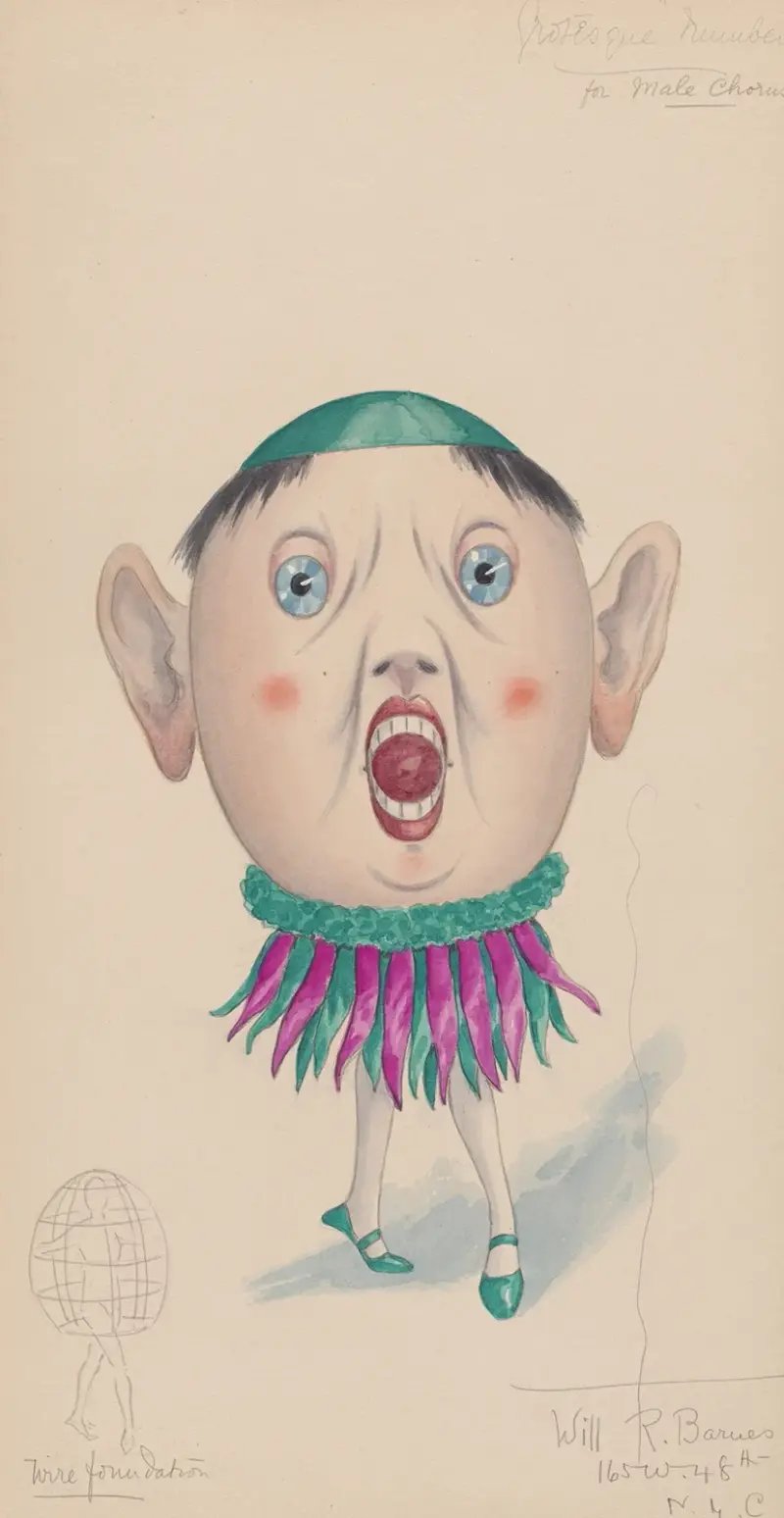 Groteskowy numer – na chór męski, 1919 – nr 1, Will R. Barnes