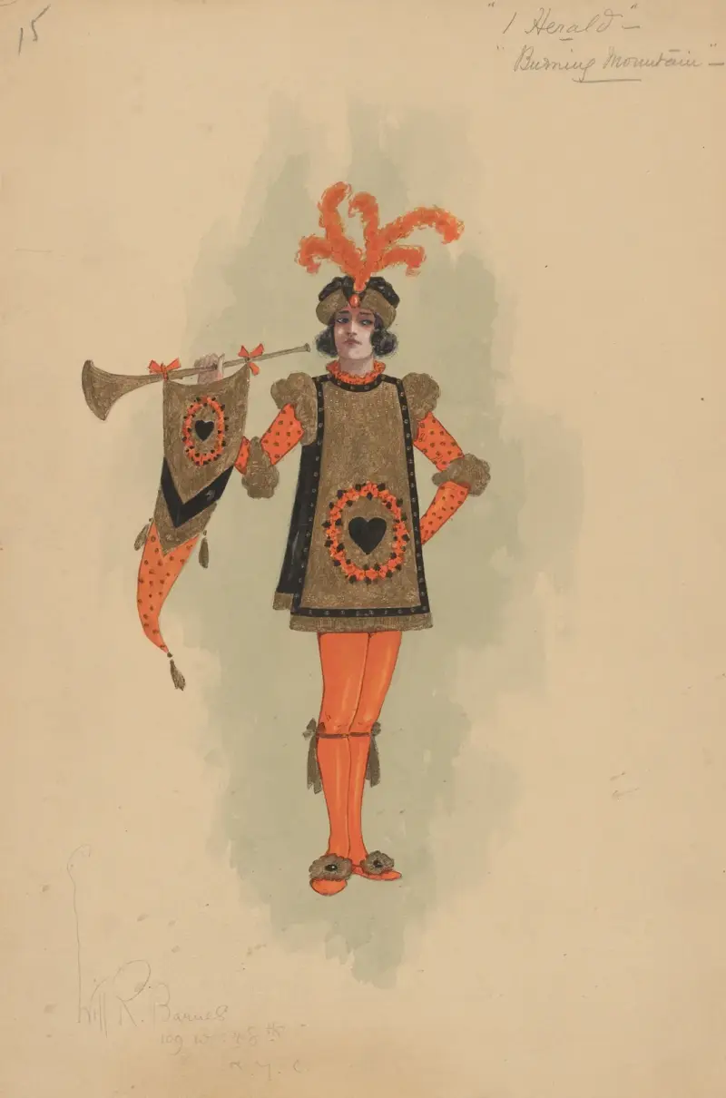 Herold (Brennender Berg) von Will R. Barnes