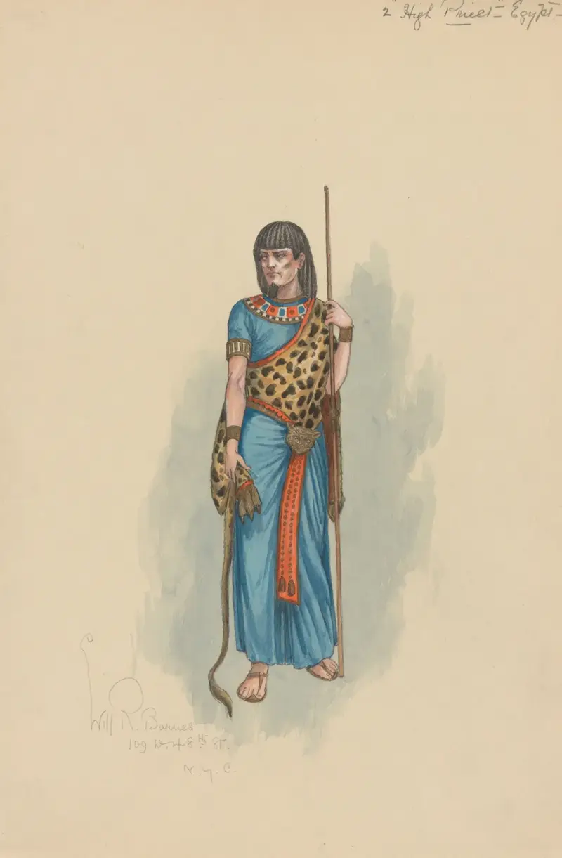 Egyptisk velekněz, Will R. Barnes