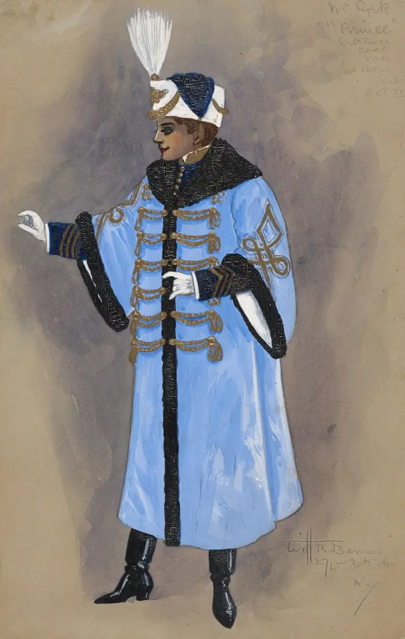 Mr. Rork-Prince-Entrance Coat over Blue Shirt av Will R. Barnes