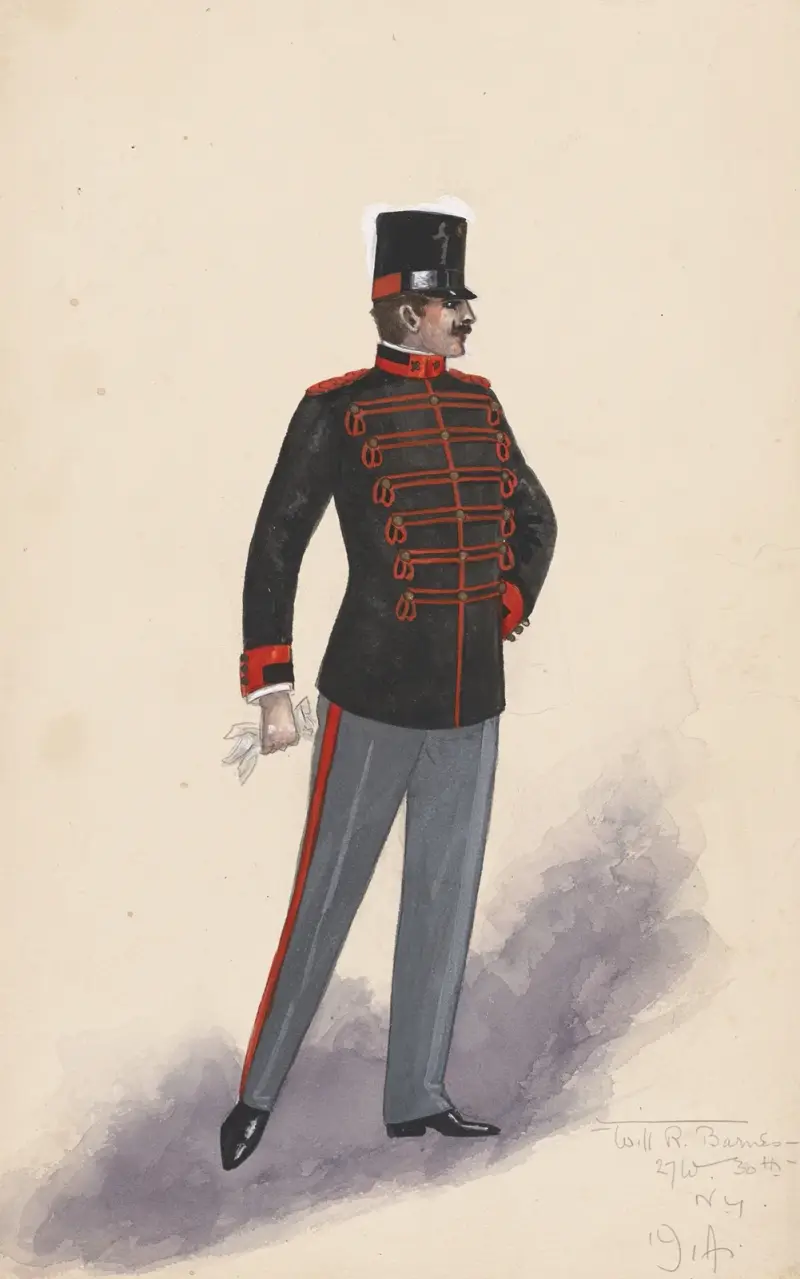 Officersdräkt av Will R. Barnes
