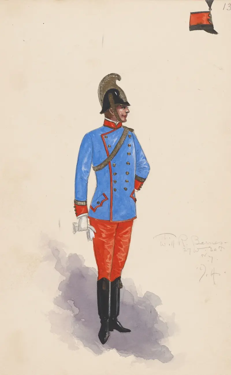 Officersdräkt av Will R. Barnes