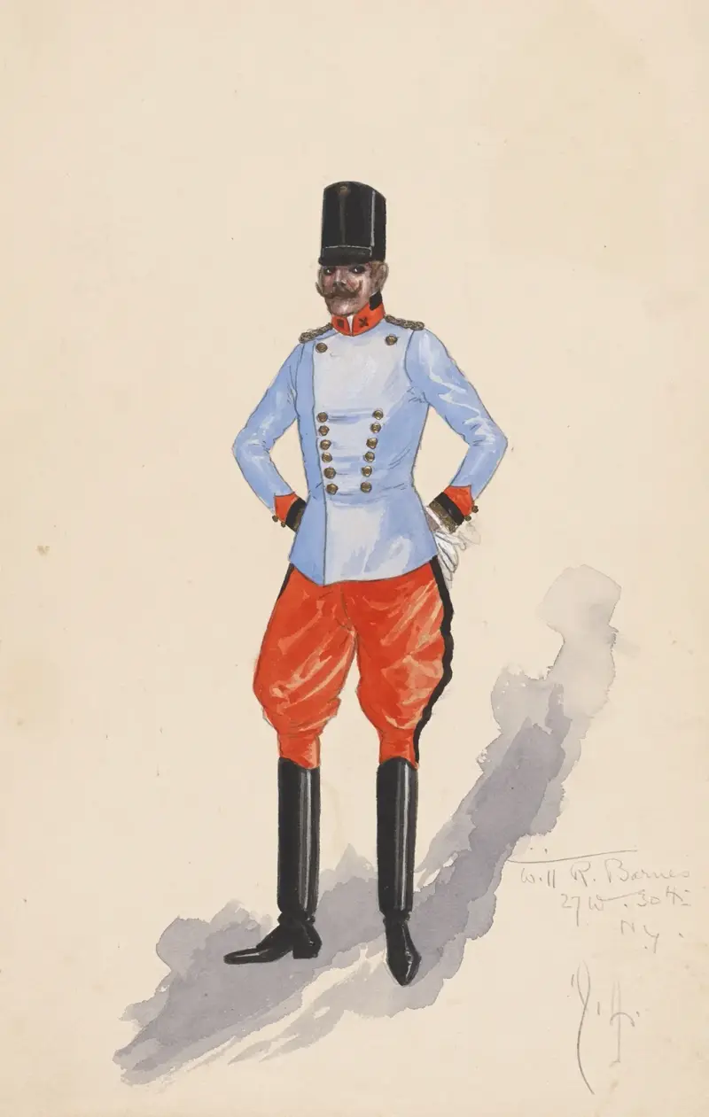 Officersdräkt av Will R. Barnes